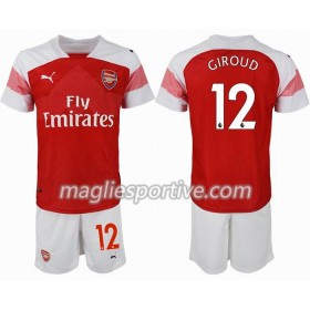 Completo Calcio Arsenal GIROUD 12 Bambino Divisa Prima 2018/2019
